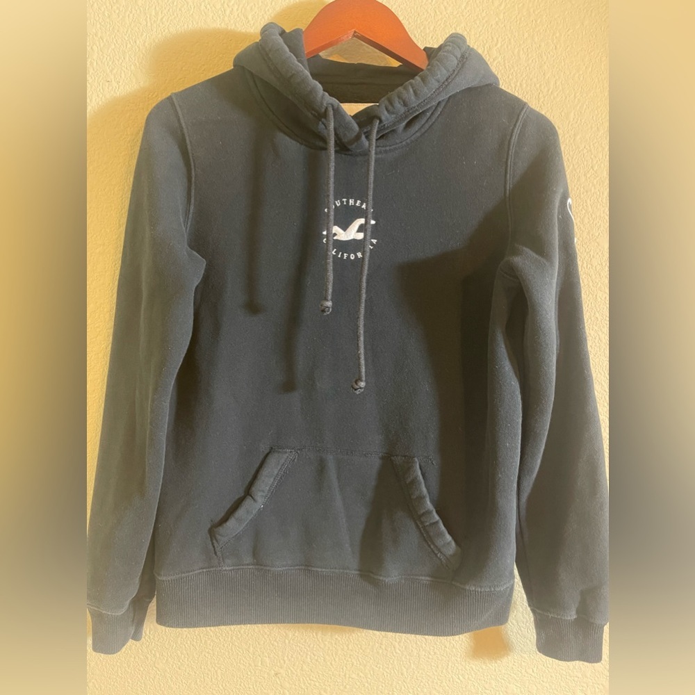Hollister size small black hoodie